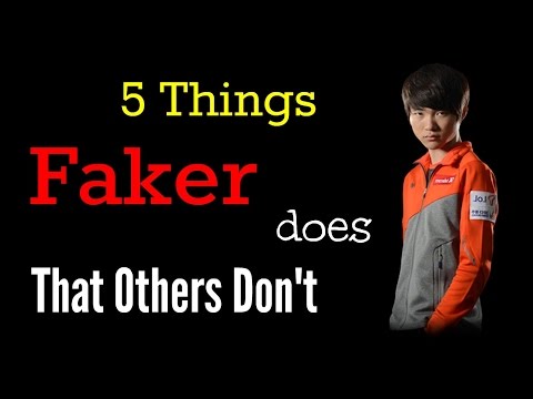 5 Things Faker Does That Others Don't (Pro Player Analysis) | League Of Legends