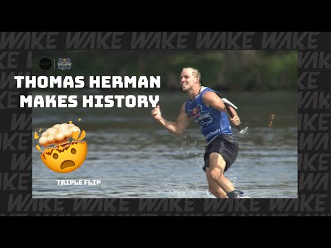 Thomas Herman Makes History with Triple Back Roll at Parks Double Or Nothing Wakeboard Event