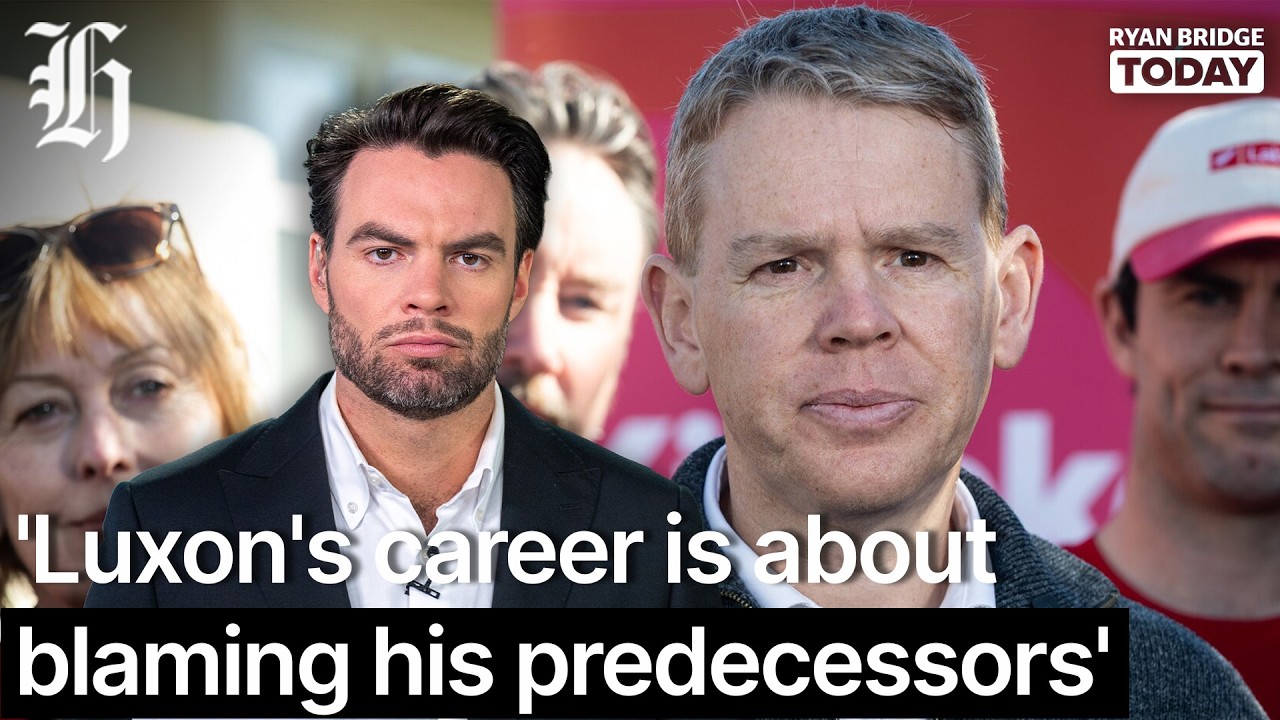 'Christopher Luxon's career is about blaming his predecessors' – Chris Hipkins | Ryan Bridge TODAY