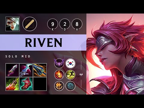 Riven Mid vs Katarina - KR Master Patch 25.07