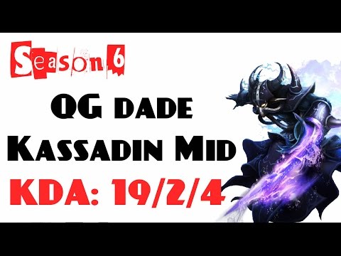 Korea Challenger LOL - QG dade - Kassadin Mid lane (Feb 10, 2016)