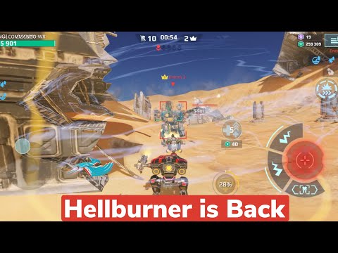 Hellburner VS Angler Hellburner is Back? War Robots Gameplay