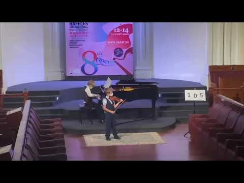 Benjamin Tiemroth (age 7), violin & Alexander Tiemroth (age 9), piano - Rieding Concertino 3rd mov.