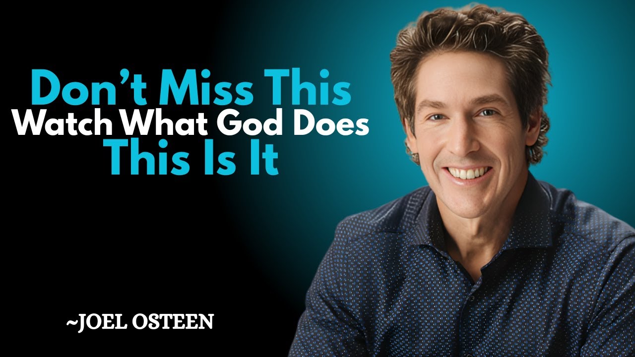 God Knows Your Heart — Your Suddenly Moment Is About to Happen | Powerful Motivation Joel Osteen