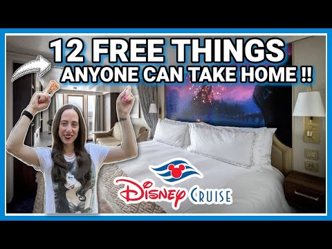 12 FREE THINGS YOU CAN TAKE HOME FROM YOUR STATEROOM ON DISNEY CRUISE LINE | Free Things on a Cruise