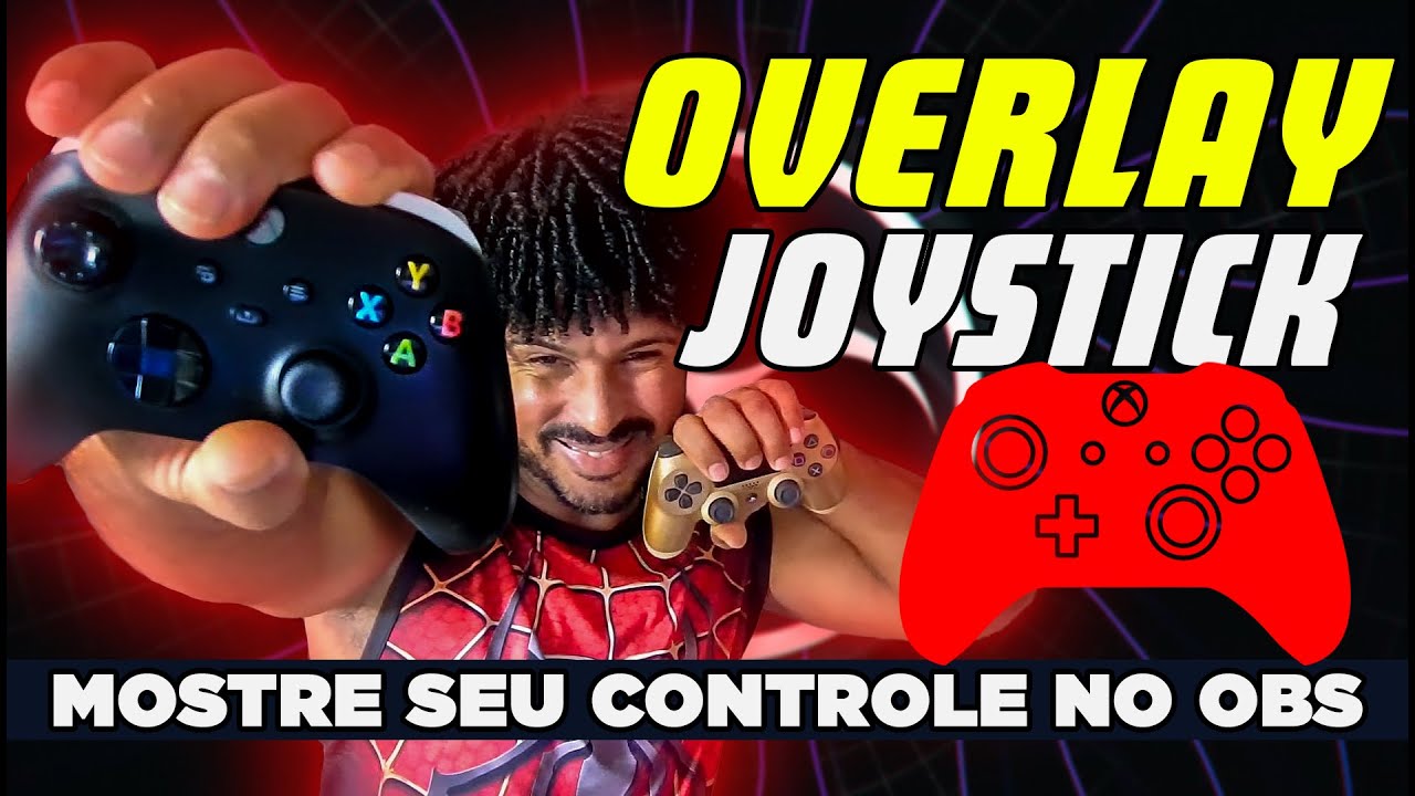 Overlay de controle no OBS: mostre os botões do joystick