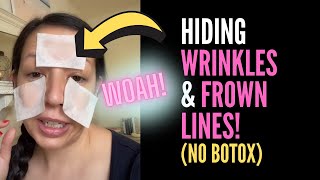 SHOCKINGLY EASY WAY TO HIDE FROWN LINES, WRINKLES, 11S AND MIDCHEEK LINES WITHOUT BOTOX OR FILLERS!