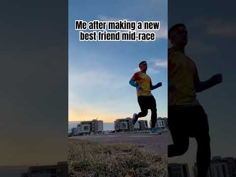 Are same pace runners friends or enemies? Or windshields? 😅