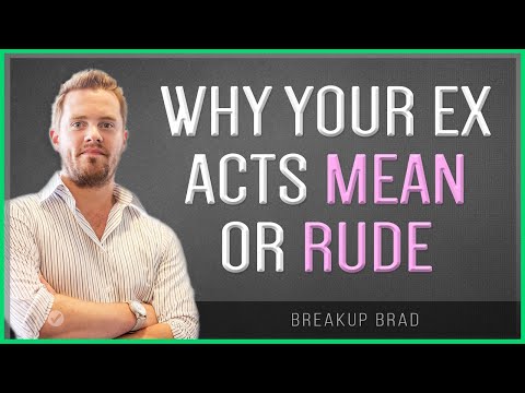 Why Your Ex Is Acting Mean or Rude Towards You