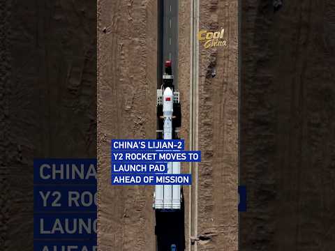 China's Lijian-2 Y2 rocket moves to launch pad ahead of mission #coolchina