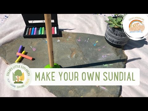 DIY Sundial - Making science fun for kids! ☀️⁠