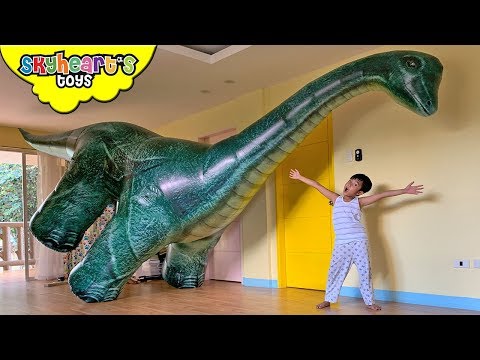 Giant Long Neck DINOSAUR!! "Skyheart Toys" Brachiosaurus dino kids jurassic world