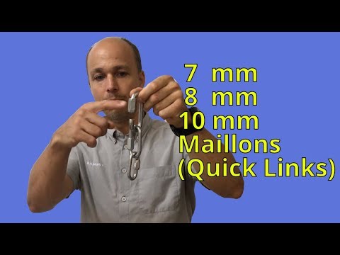 Maillons: 7 vs 8 vs 10mm