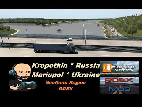 Kropotkin (Russia) to Mariupol (Ukraine) - Southern Region to ROEX 3.7 Premium - ETS2 1.46