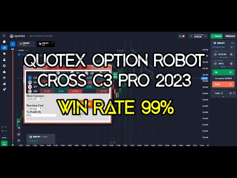 Quotex Option ROBOT CROSS C3 Pro - Win Rate 99% - Best bot trading