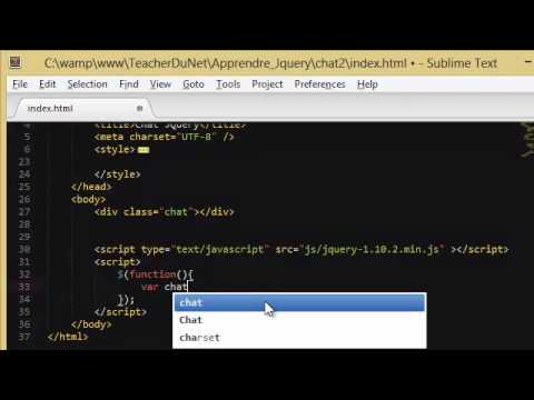 APPRENDRE JQUERY PAR LA PRATIQUE 8 Chat Slider de Facebook