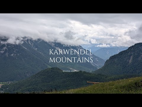 Silent Solo Hiking around Mittenwald, Bavaria, Germany