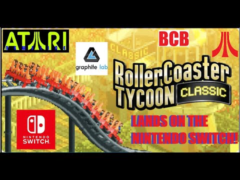 "Rollercoaster Tycoon Classic" Lands on the Nintendo Switch! (by Graphite Lab & Atari)