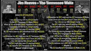 Jim Reeves - The Tennessee Waltz [Jam Track] [Uke Chords &amp; Lyrics]