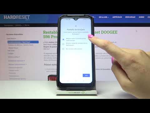 Cómo bloquear DOOGEE S96 Pro con contraseña - poner pin, patrón o contraseña