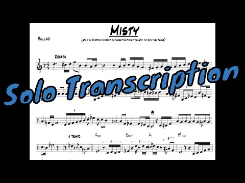 Freddie Hubbard - Misty (Transcribed solo)