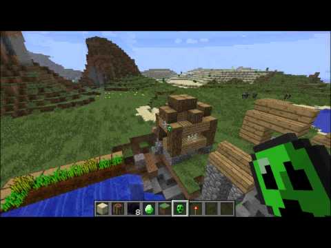 [minecraft] NPC vesnice + Atomova bomba=katastrofa