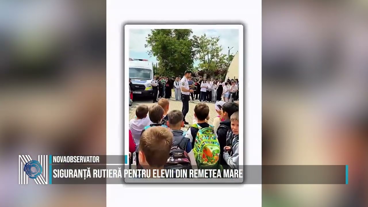 Siguranță rutieră pentru elevii din Remetea Mare