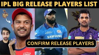 BREAKING : First OFFICIAL Release Players List Out of IPL 2023 | IPL 2023 Trade Window | IPL Updates