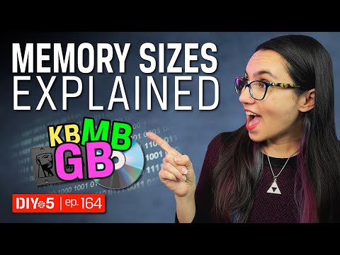 Bits and Bytes 💾 Data Storage Measurements Explained – DIY in 5 Ep 164