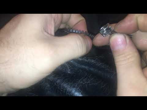 Zipper fell off coat how to easily put it back on in seconds no tools just fingers no struggle