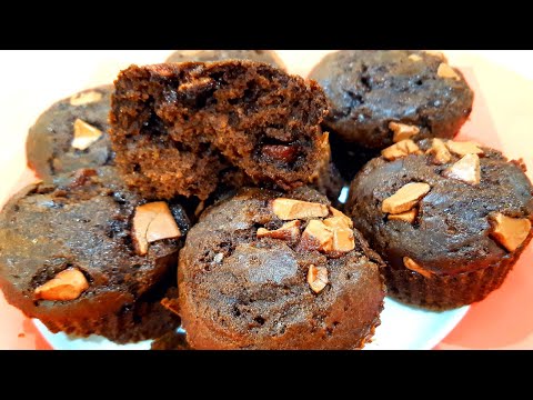 Homemade Chocolate Chips Muffins | Quick and Easy Muffins By Khanay Shanay
