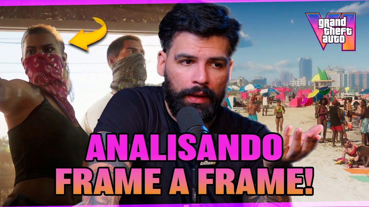 ANALISANDO o TRAILER de GTA 6 (frame a frame)