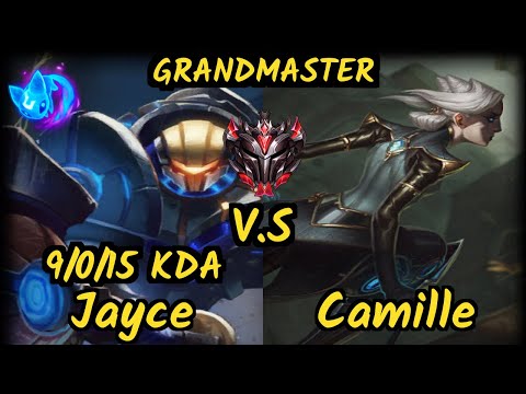 GEN.G Roach (JAYCE)  ~ SUMMON AERY JAYCE ~ vs CAMILLE - 9/0/15 KDA TOP GAMEPLAY - KR GRANDMASTER