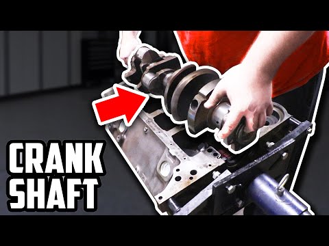 HOW TO INSTALL THE CRANKSHAFT IN YOUR CHEVY 350 ENGINE!