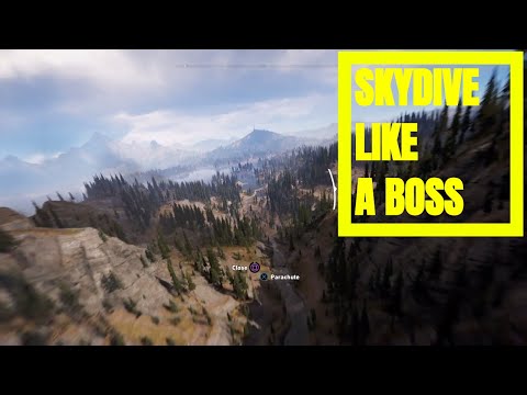FAR CRY 5 - HOW TO SKYDIVE (WINGSUIT)