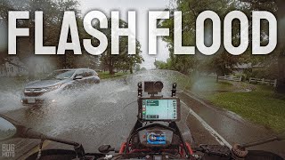 Flash Floods, Tornado Warnings – Riding West on my Moto Guzzi
