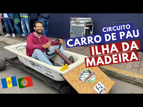 Carro de pau na ILHA DA MADEIRA 🚗 Circuito PONTA DELGADA