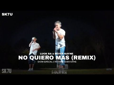 SEVEN KAYNE & Luck Ra - No Quiero Mas (Remix) | En vivo en el Stream de Luck ra