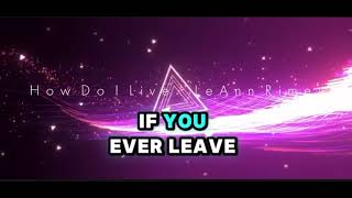 How Do I Live, LeAnn Rimes, Karaoke