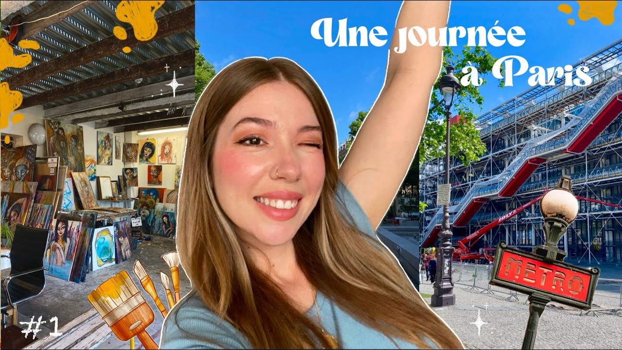 Une journée à Paris #1 - Rivoli, Centre Pompidou … 🎨☀️✨
