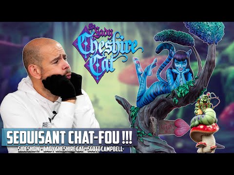 The Lady Cheshire Cat Par Scott Campbell et Sideshow ! Revisite Du Chat Fou !