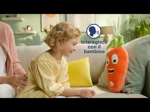 Carotina L.I.A. Peluche Intelligente Educativo con Wi-Fi e Voce