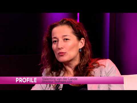 Valentine van der Lande — Valentine van der Lande gaat met TenPages.com zelf boeken ui