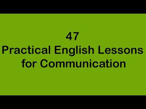 47 Practical English Lessons for Communication