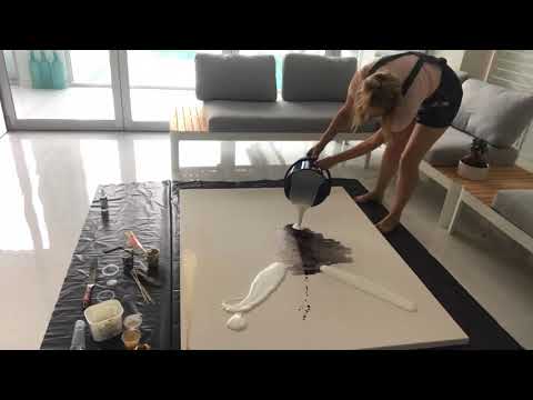 Large Painting For A Modern Home - Stellar By Abstract Artist Sarah Jane