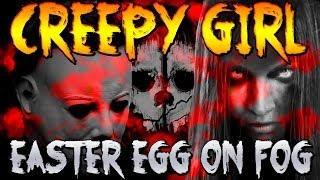 Call of Duty Ghosts: "CREEPY GIRL" Michael Myers "EASTER EGG" on "FOG" (COD GHOSTS DLC)