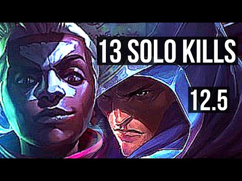 EKKO vs TALON (MID) | 13 solo kills, 500+ games, 1.0M mastery, Godlike | EUW Master | 12.5