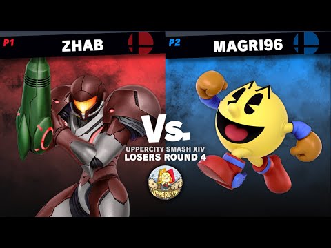 UpperCity Smash XIV - Zhab (Samus) vs Magri96 (PAC-MAN) - Losers Round 4.