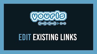 YOURLS: Edit existing custom short links