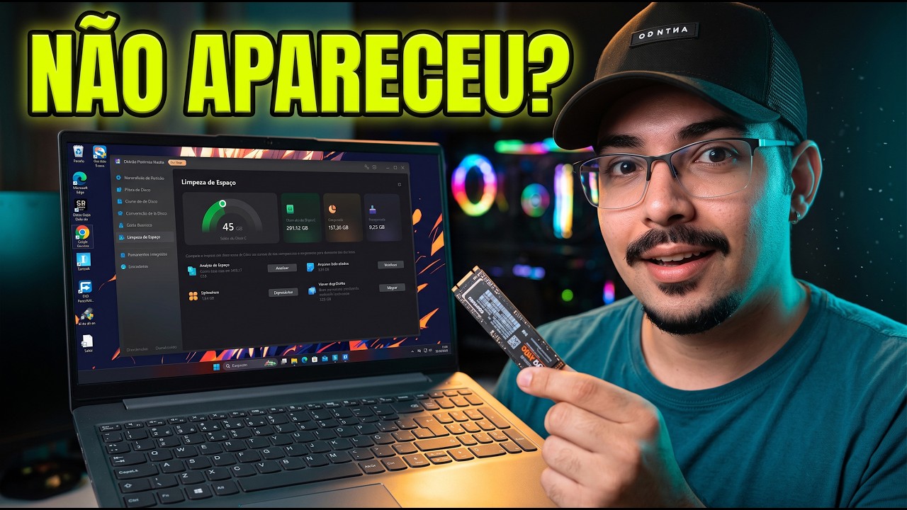 Comprei um HD/SSD Novo e Ele NÃO APARECEU! (Resolvido em Minutos)